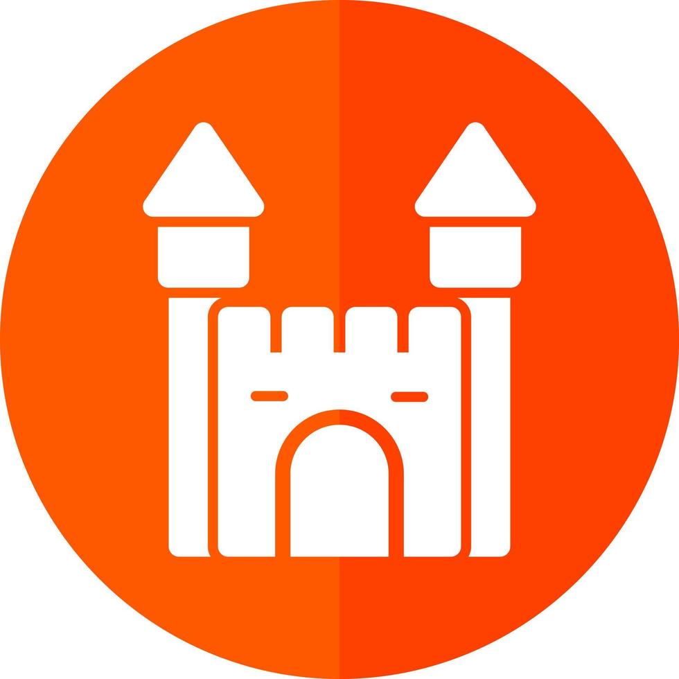 Bouncy Castle Vector Icon Design