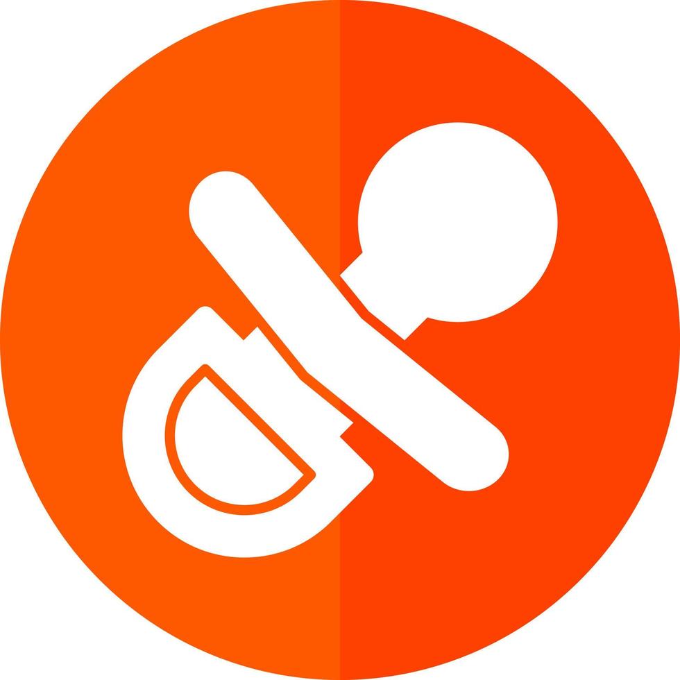 Pacifier Vector Icon Design