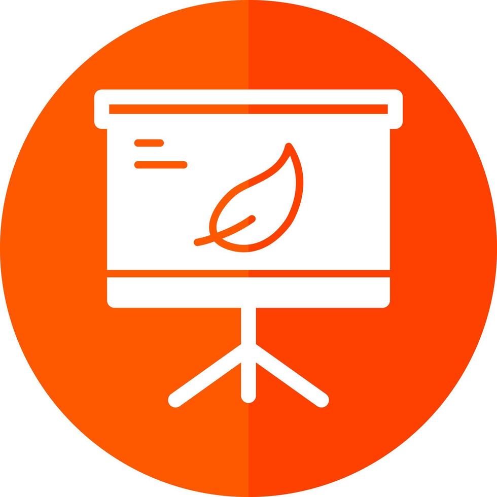 Eco Presentation Vector Icon Design