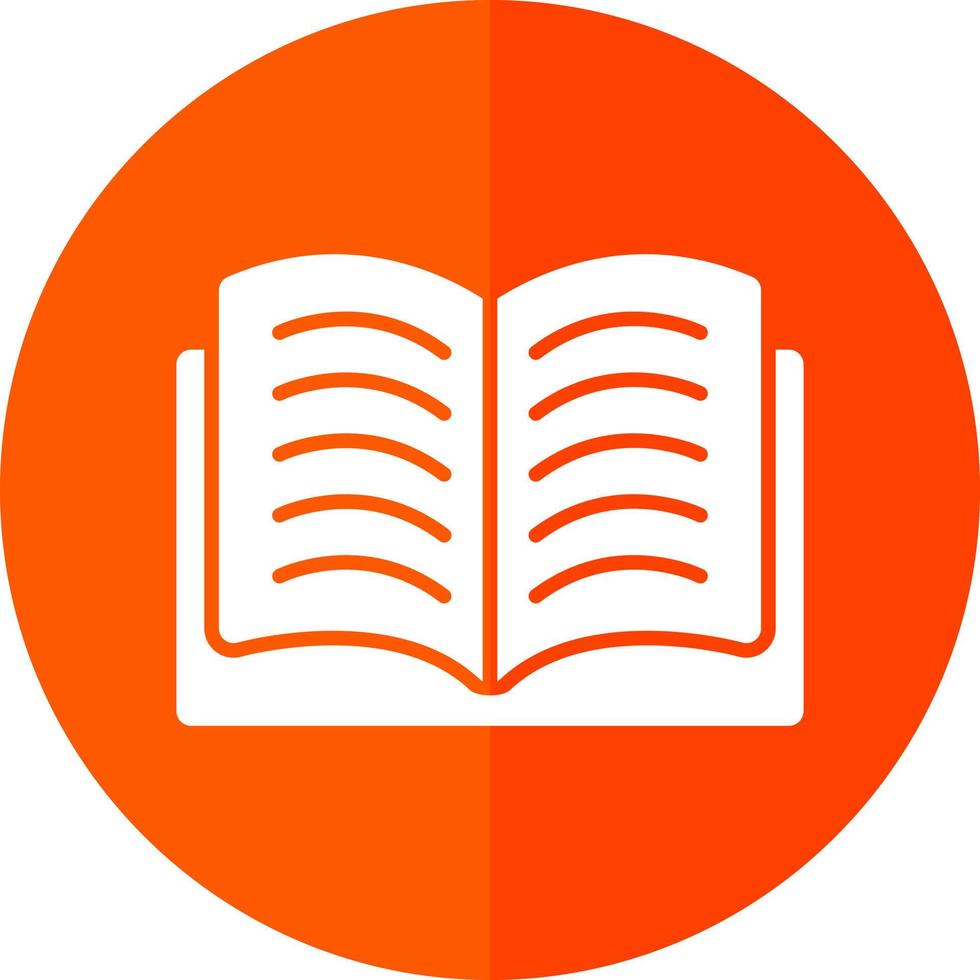 Open Book Vector Icon Design