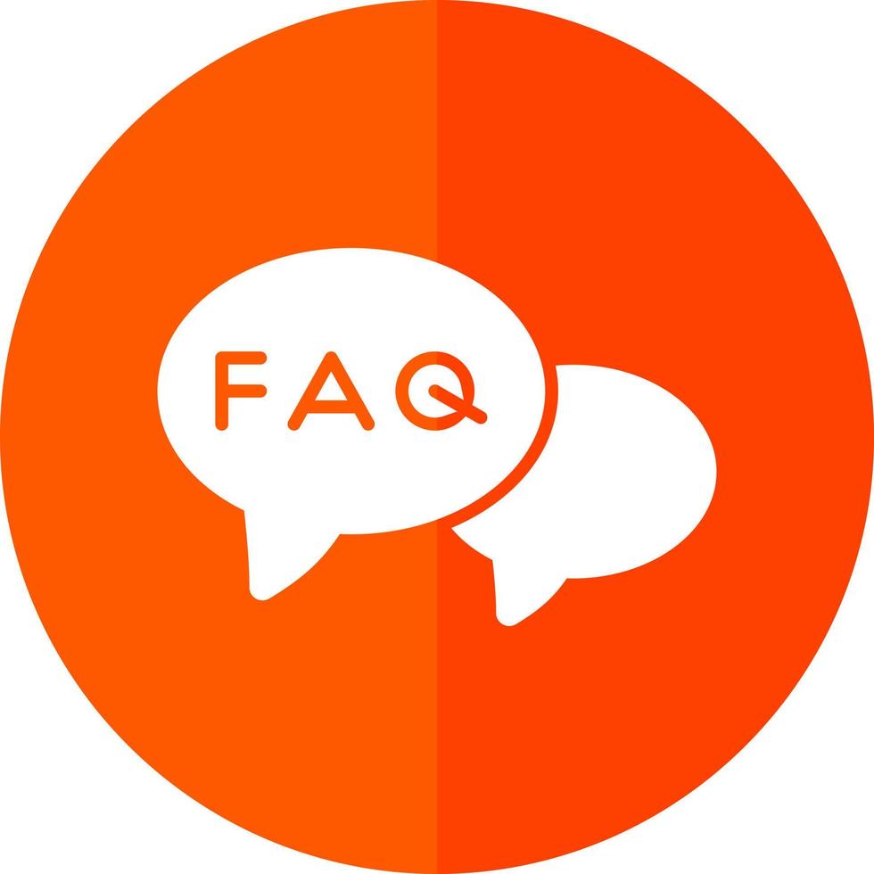 FAQ Vector Icon Design