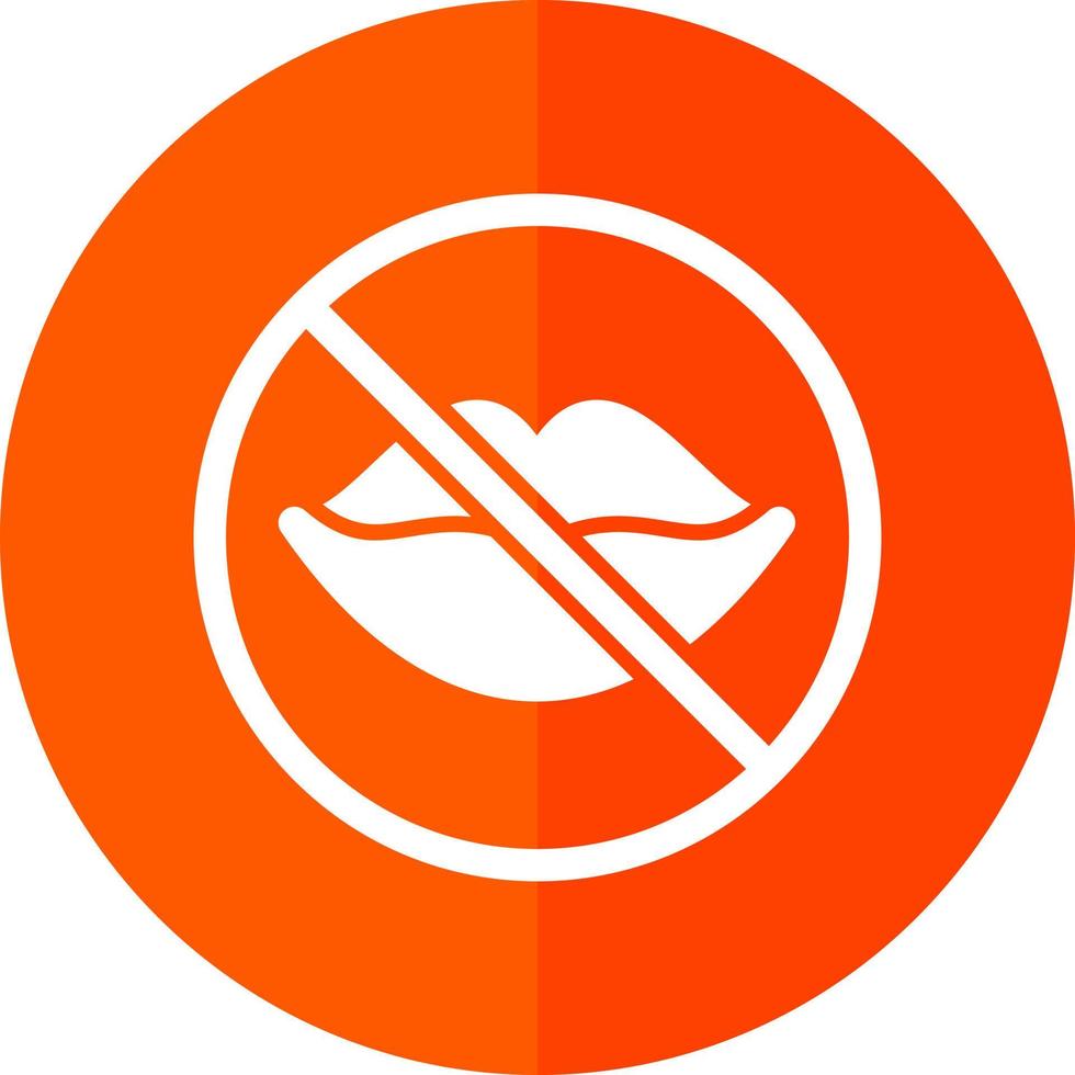 No Speak Vector Icon Design