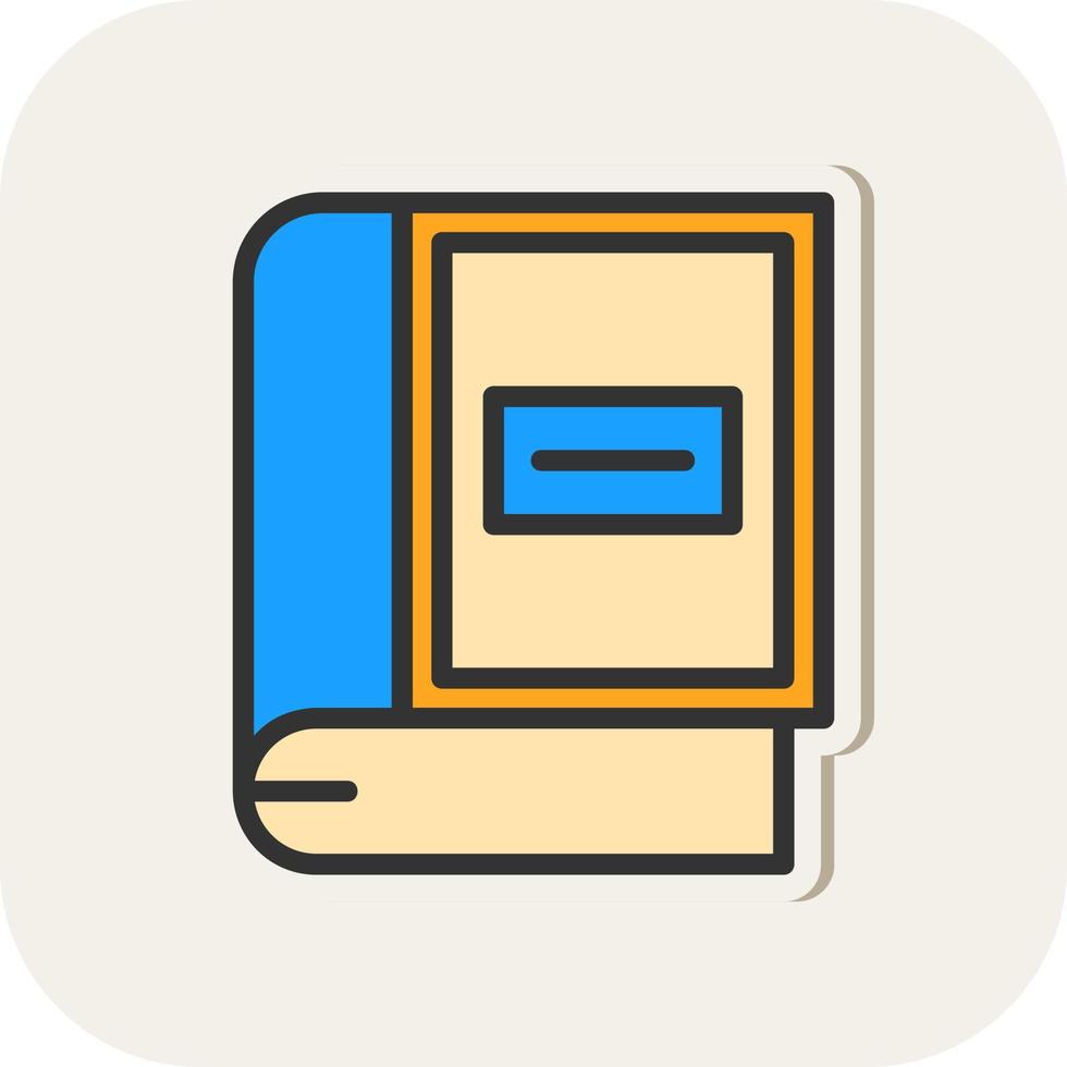 diseño de icono de vector de libro