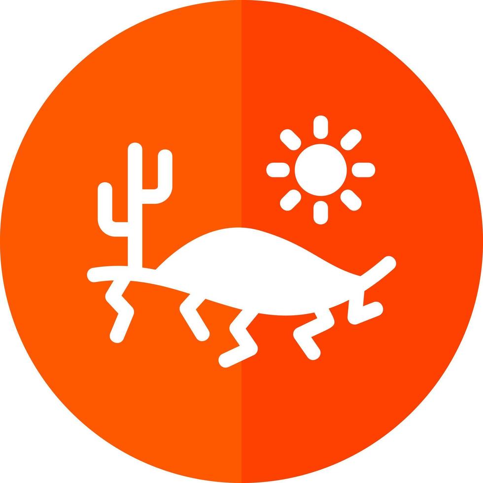 diseño de icono de vector de calor del desierto