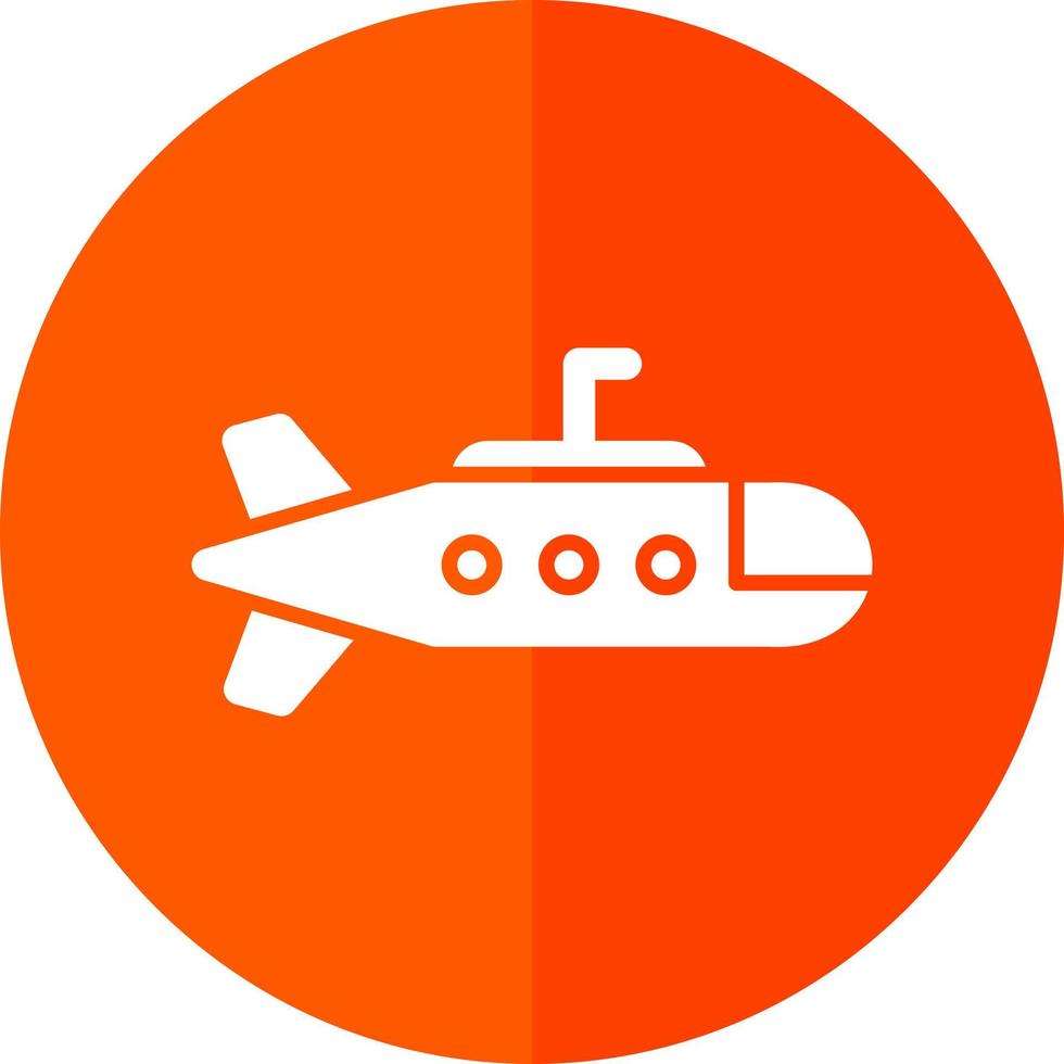 Submarine Vector Icon Design