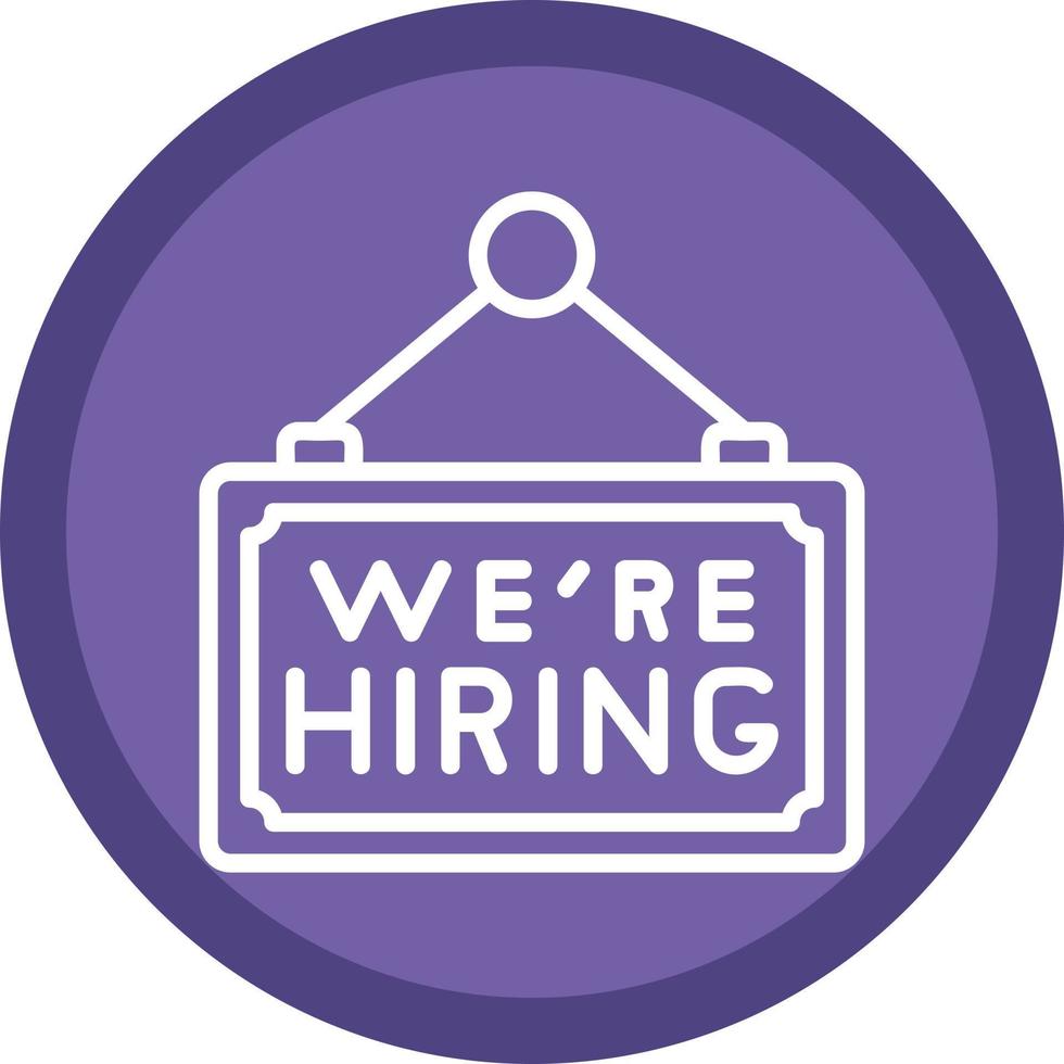 Hiring Vector Icon Design