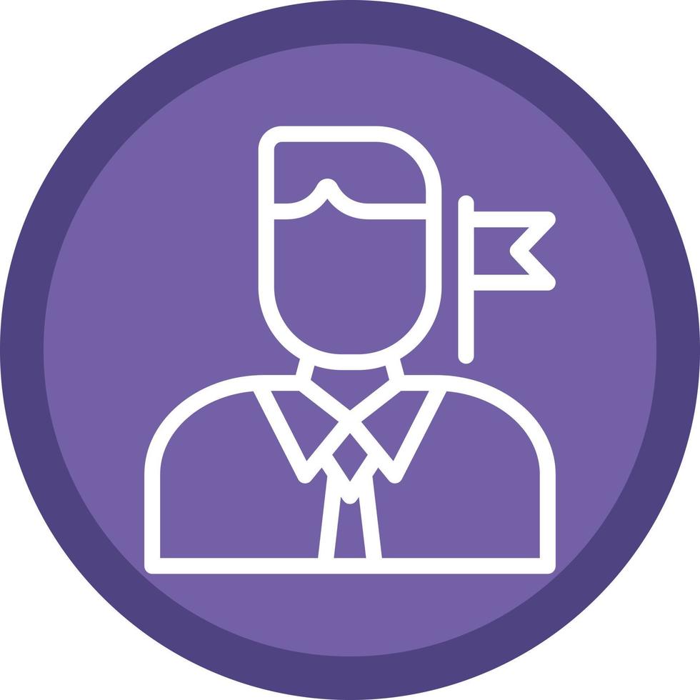 Tour Guide Vector Icon Design