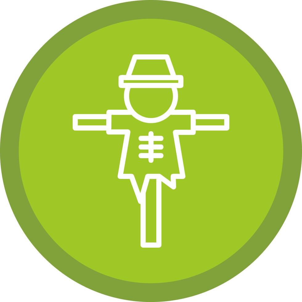 Scarecrow Vector Icon Design