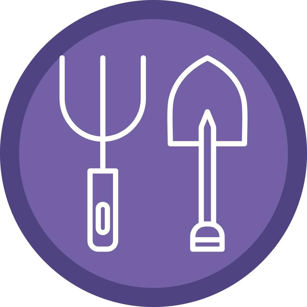 Pitchfork Vector Icon Design