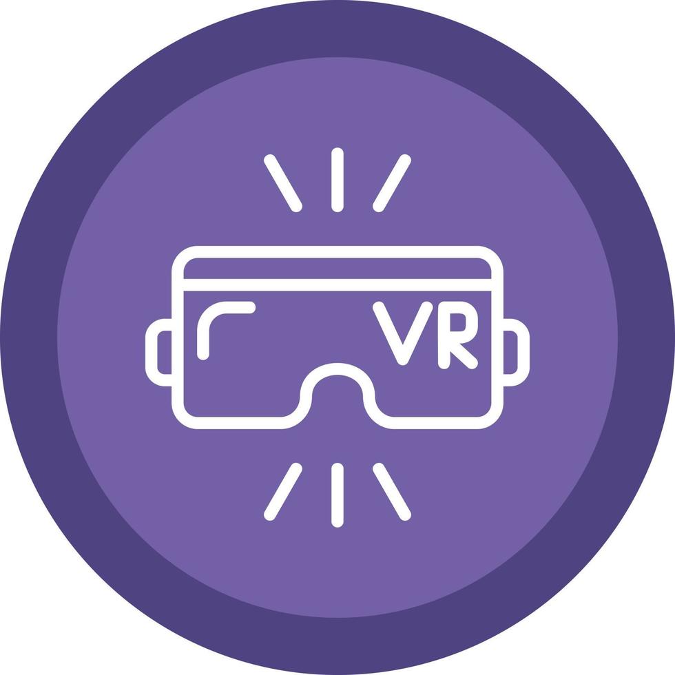 Virtual Reality Vector Icon Design