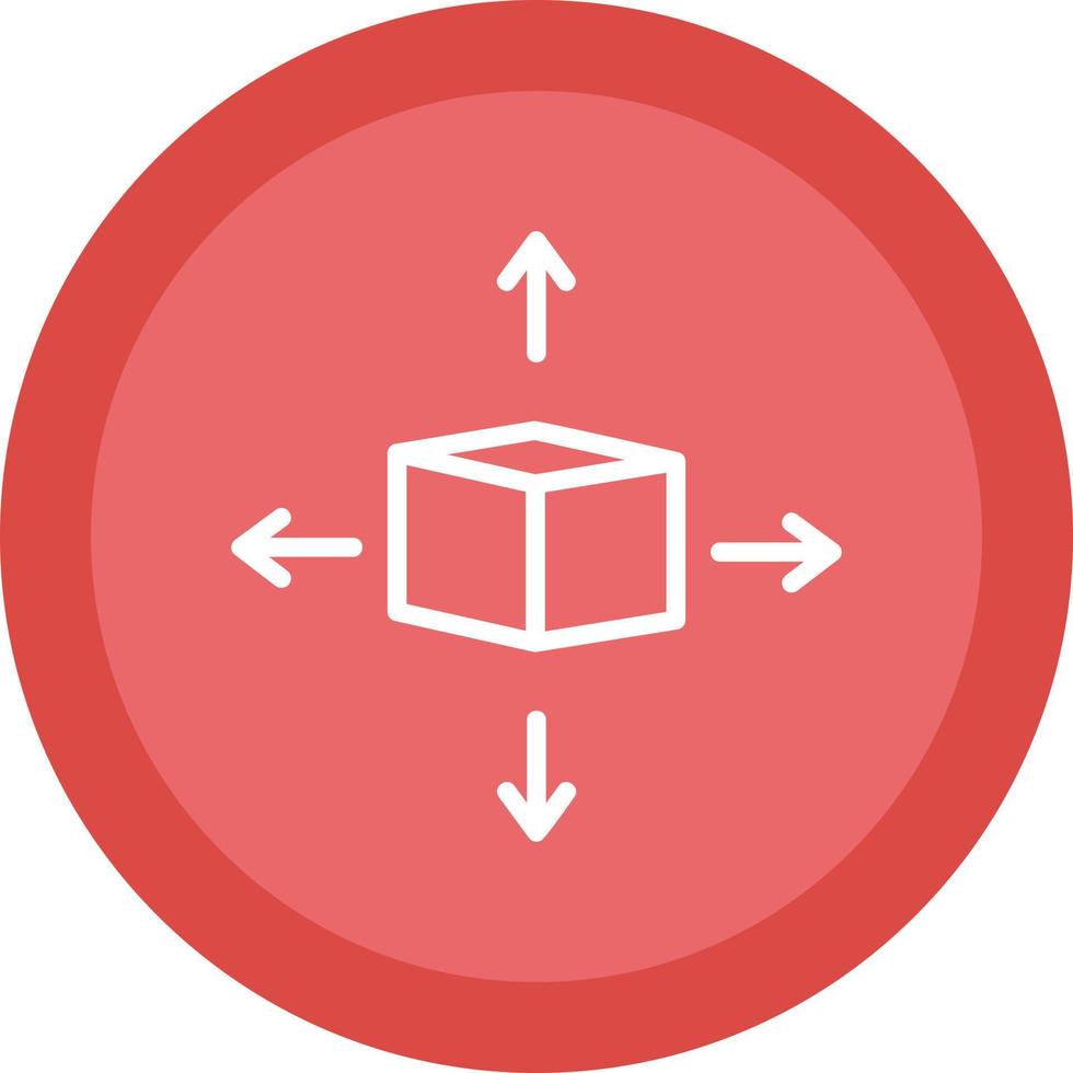3d Model Vector Icon Design