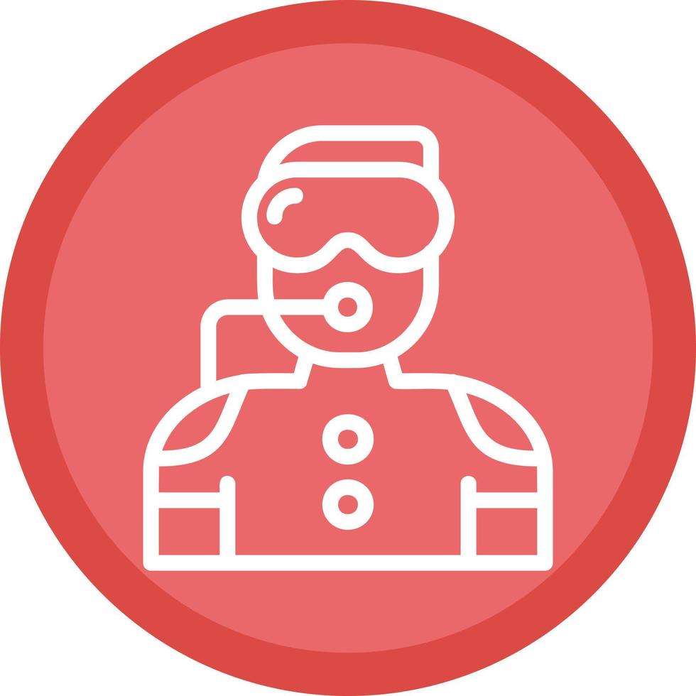 Diver Vector Icon Design