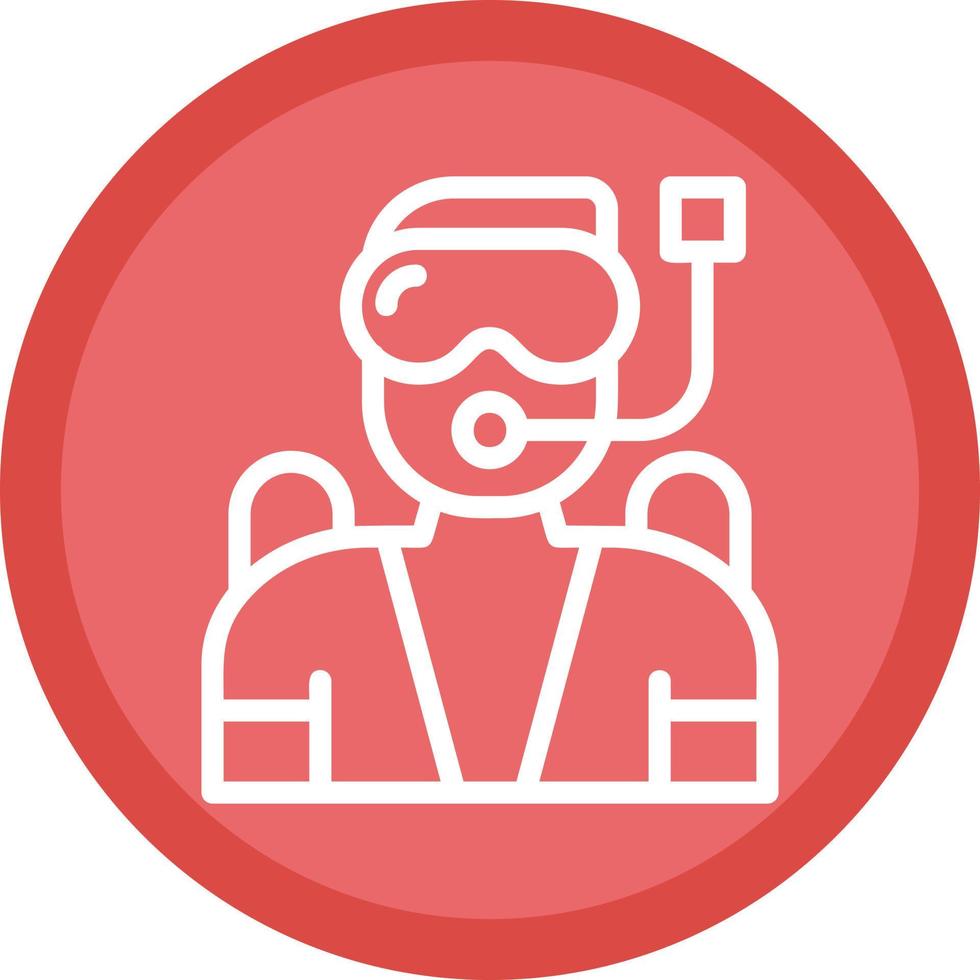 Diving Vector Icon Design