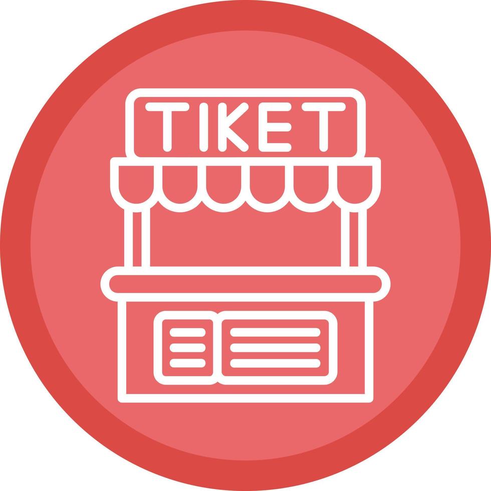 Ticket Office Vector Icon Design