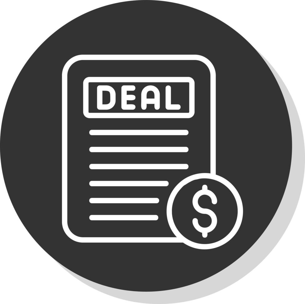 Business Deal Vector Icon Design