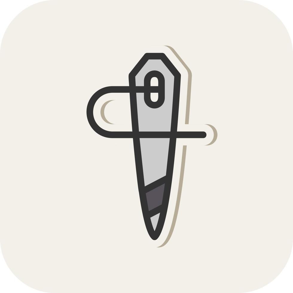 Needle Vector Icon Design