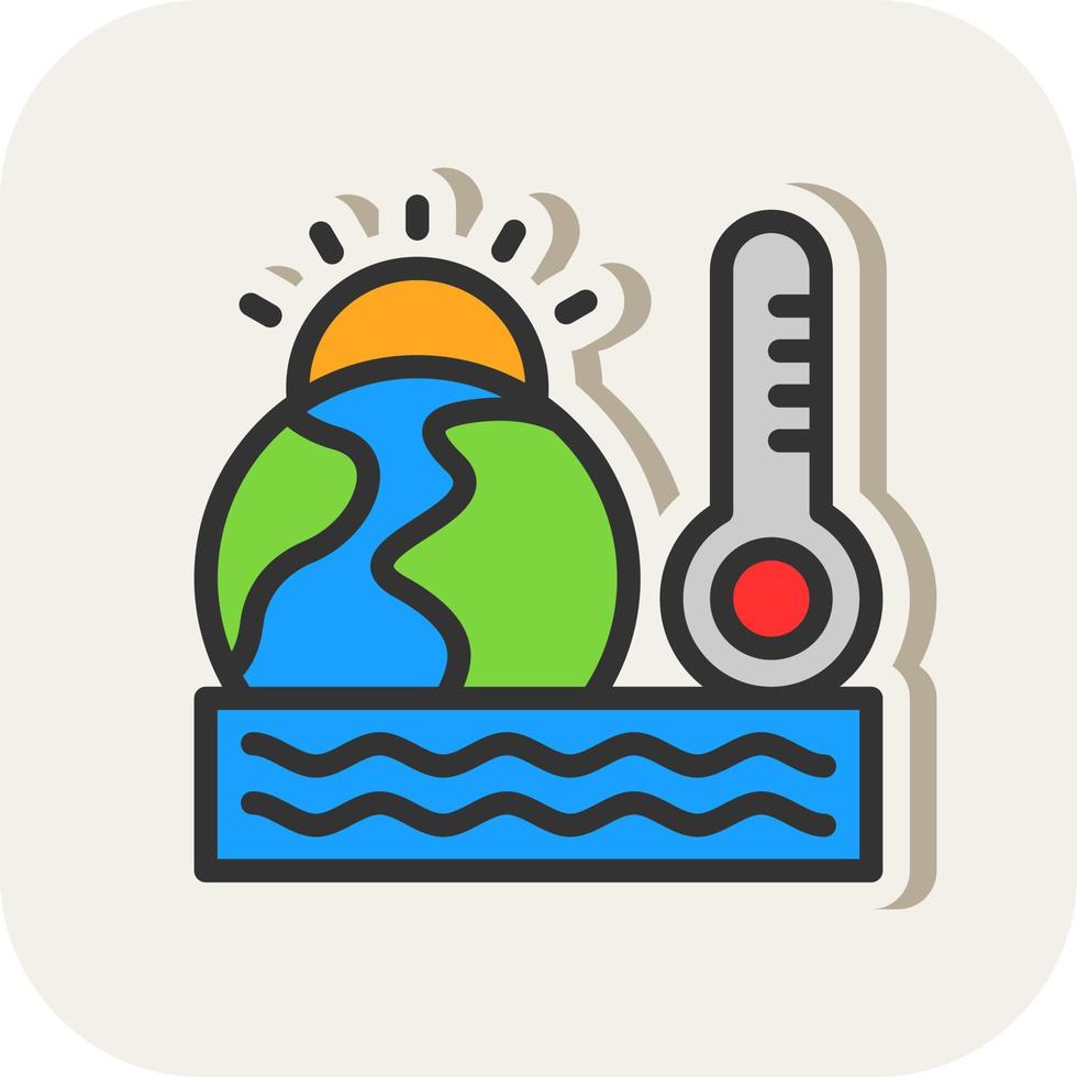 Global Warming Vector Icon Design