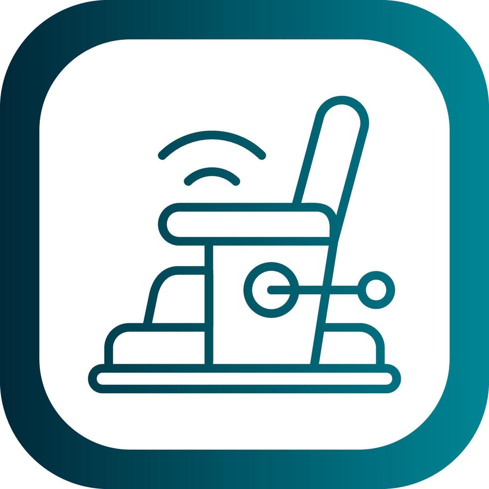 Electric Chair Vector Icon Design