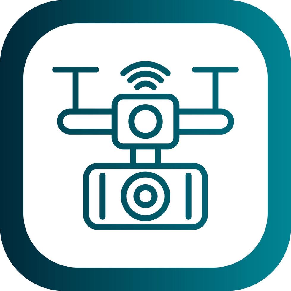 Drone Vector Icon Design