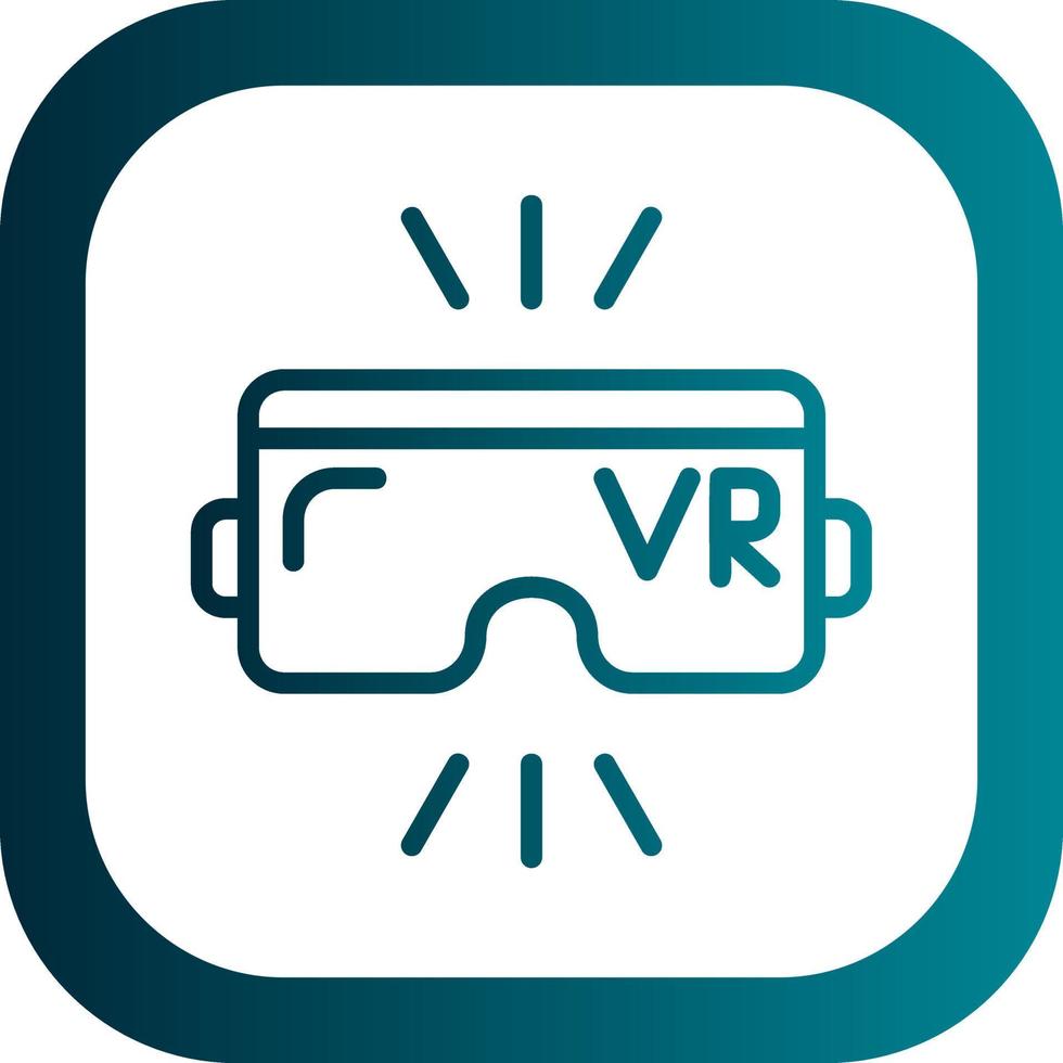 Virtual Reality Vector Icon Design