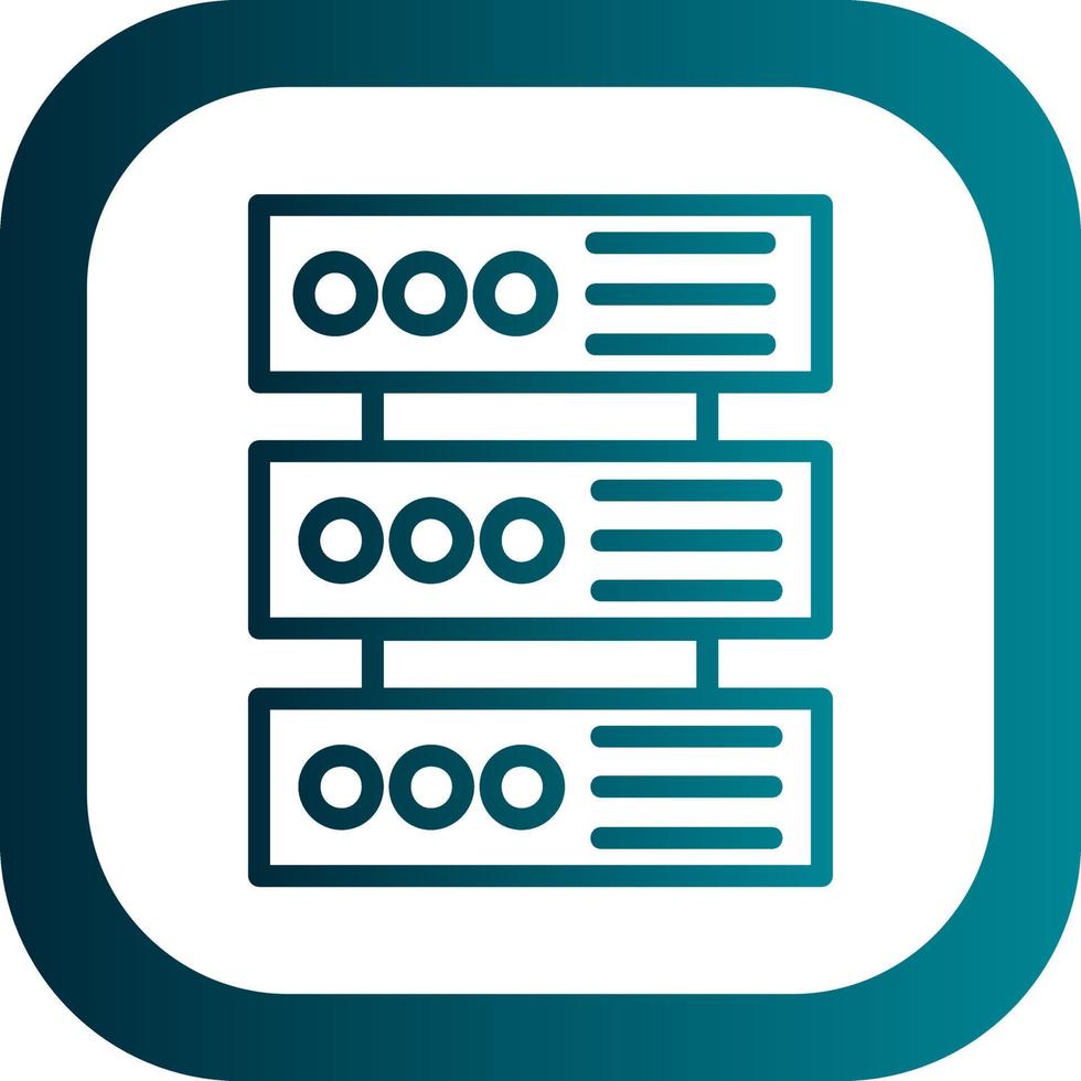Big Data Vector Icon Design