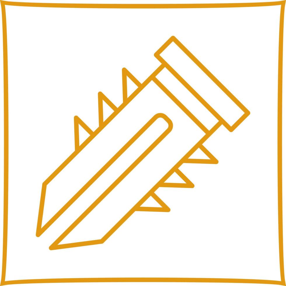 Dyupel Line Icon vector
