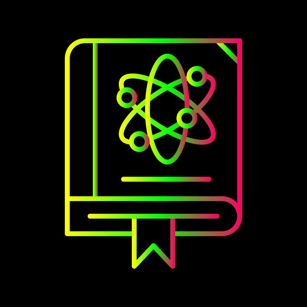 icono de línea de ciencia vector