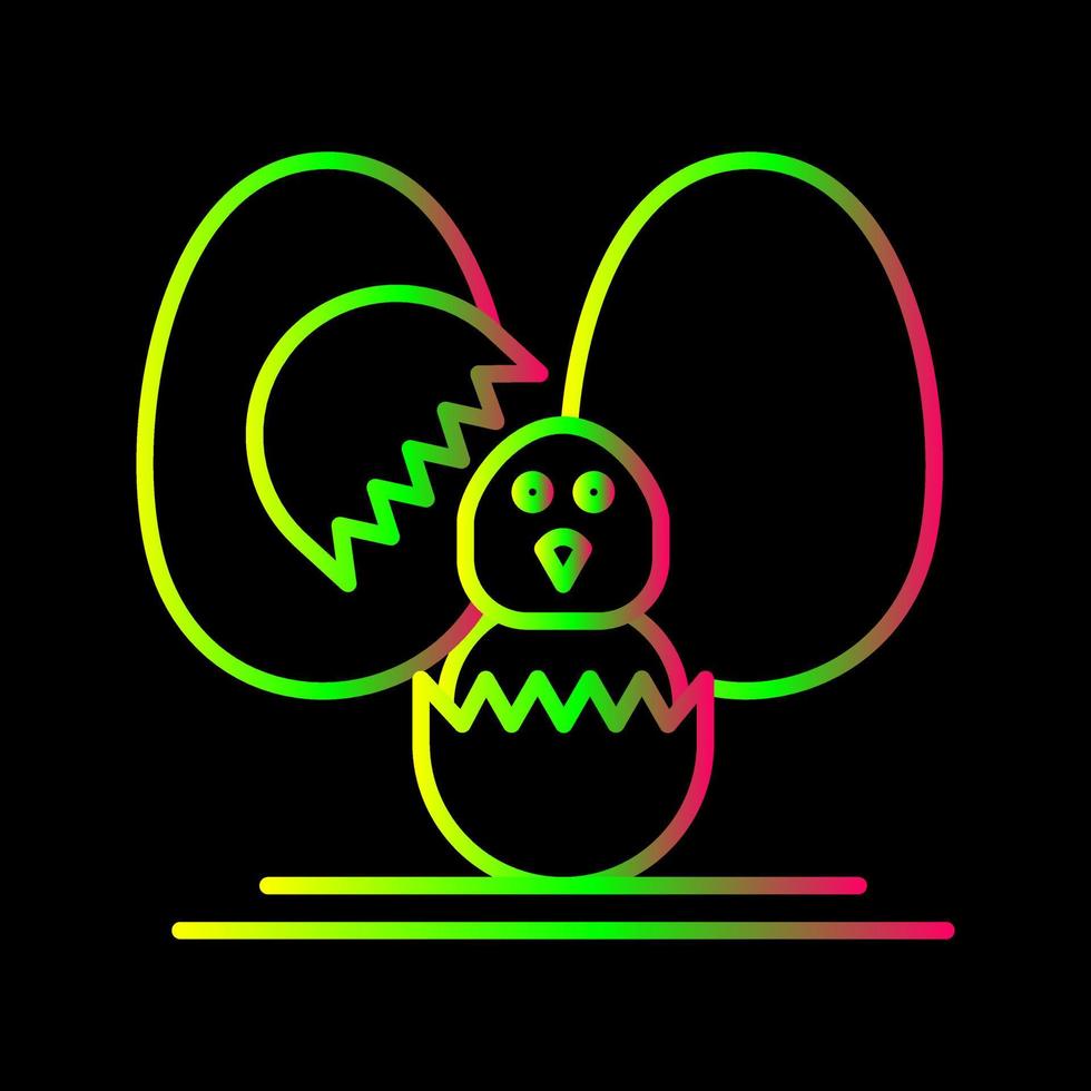 Easter Line Icon vector