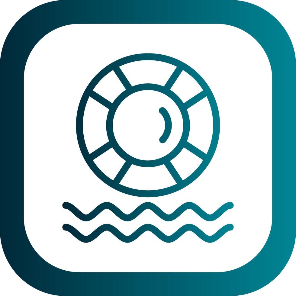 Lifebuoy Vector Icon Design