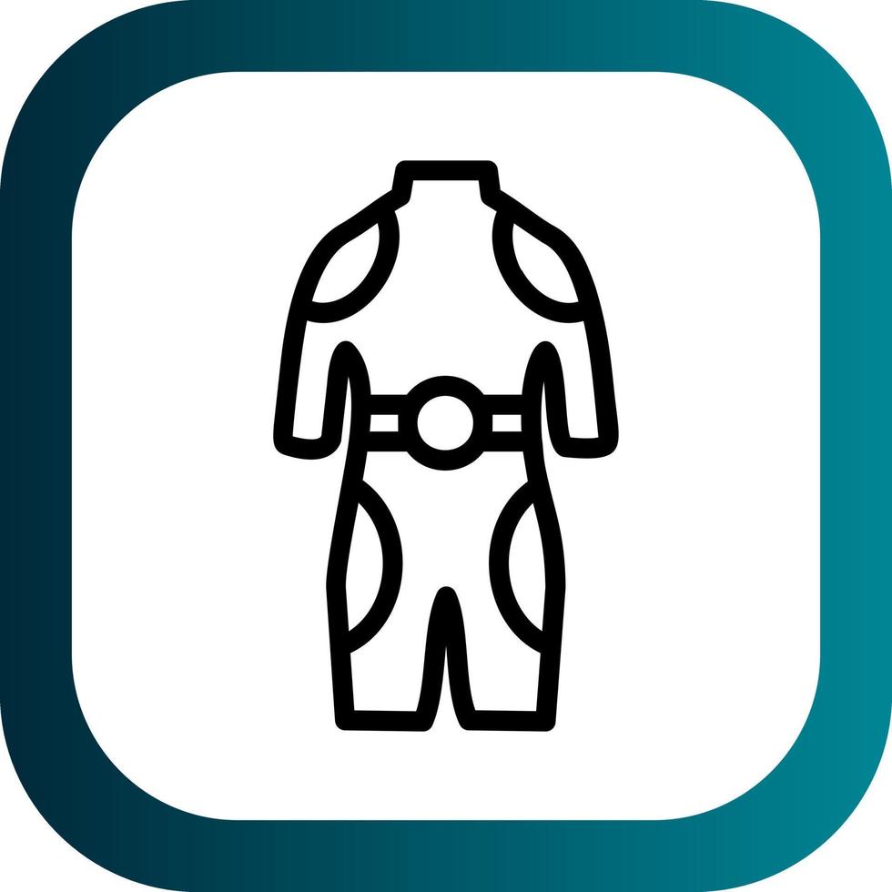 Diving Suit Vector Icon Design