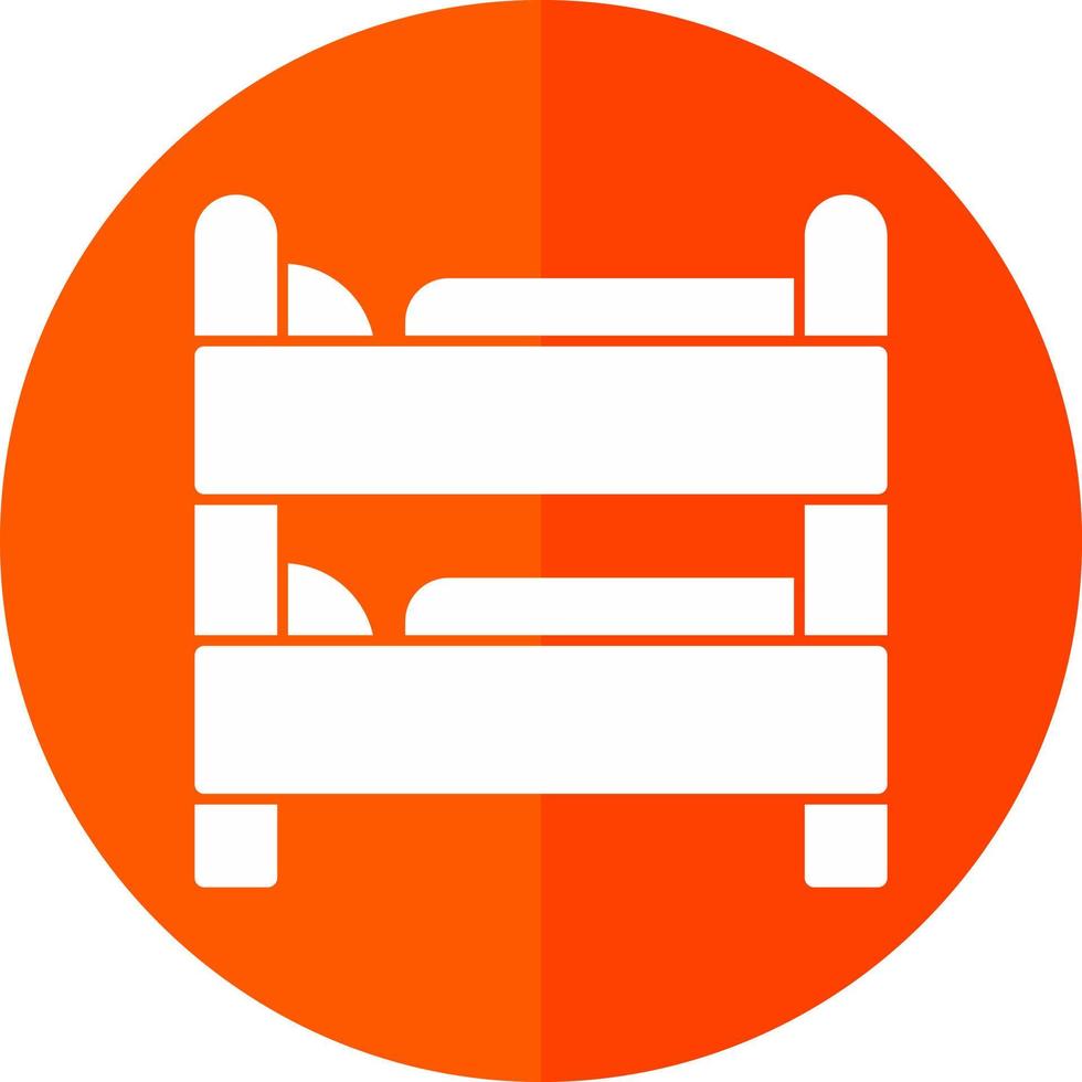Bunk Bed Vector Icon Design