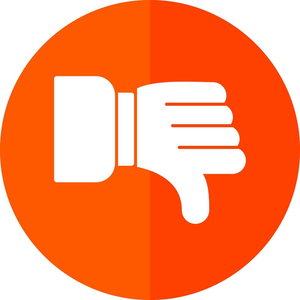 Dislike Vector Icon Design