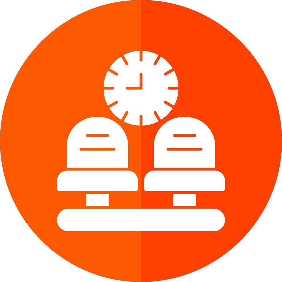 diseño de icono de vector de sala de espera
