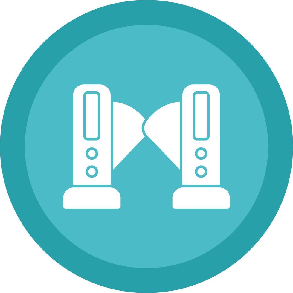 Turnstile Vector Icon Design