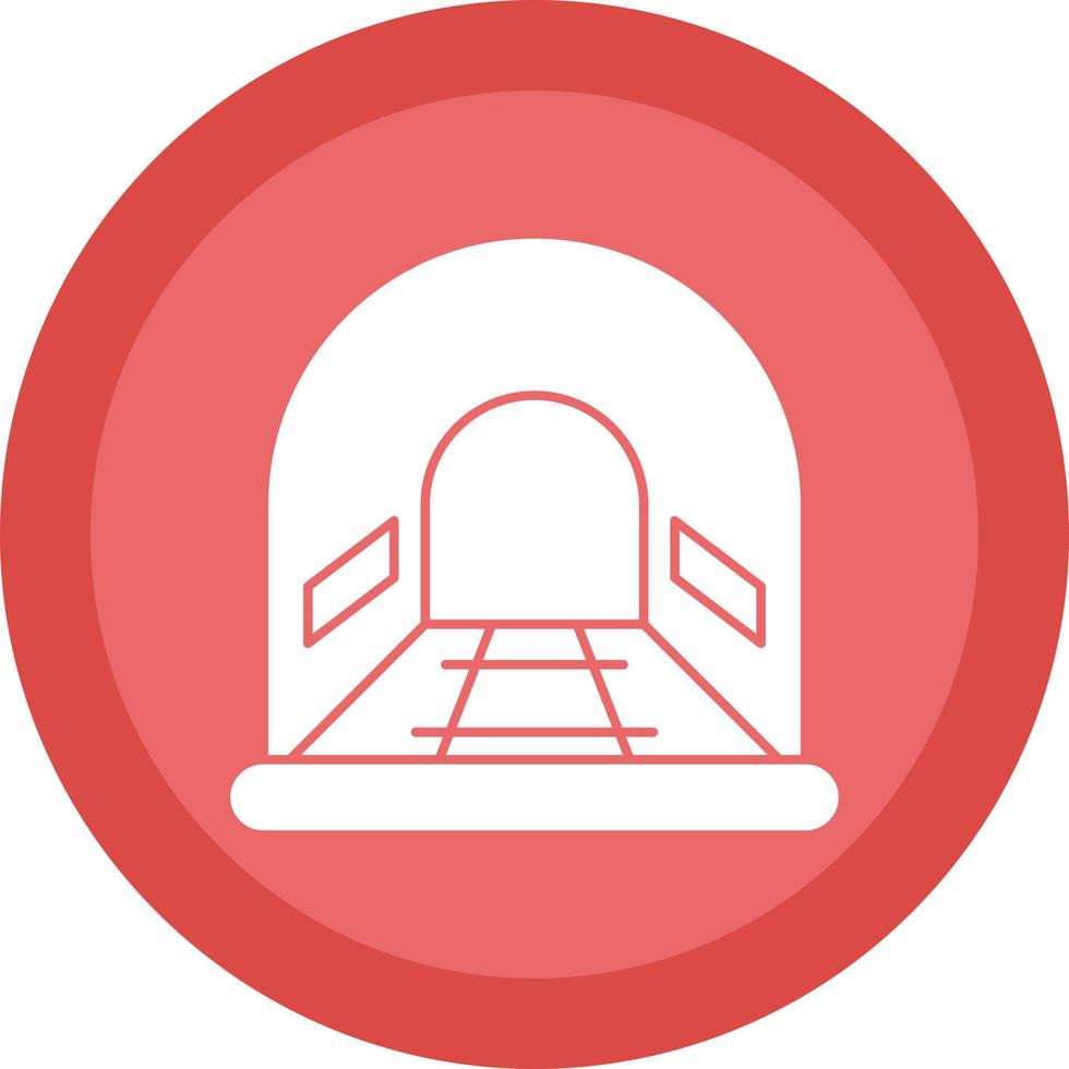 Tunnel Vector Icon Design