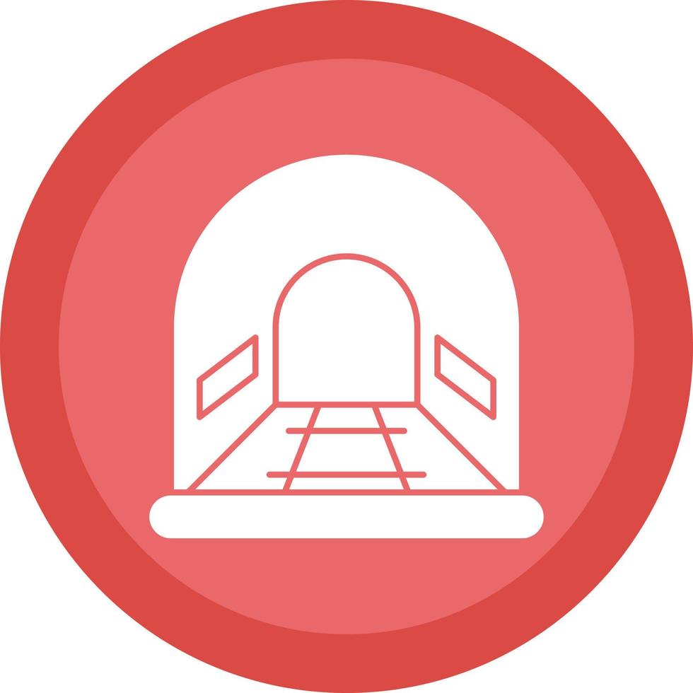 diseño de icono de vector de túnel