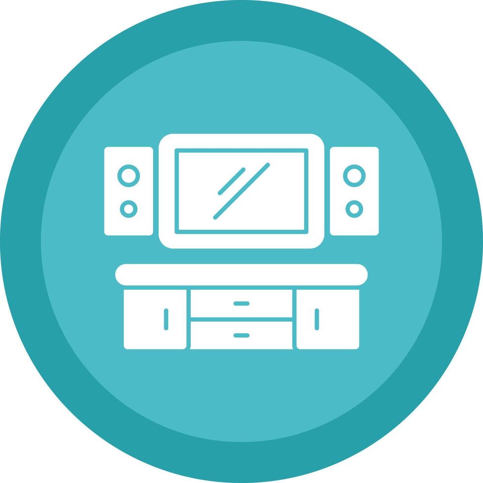 Home Theater Vector Icon Design