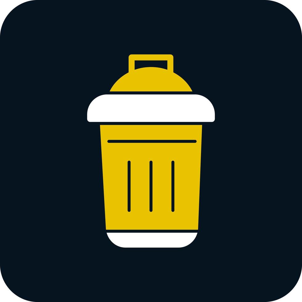 Dustbin Vector Icon Design