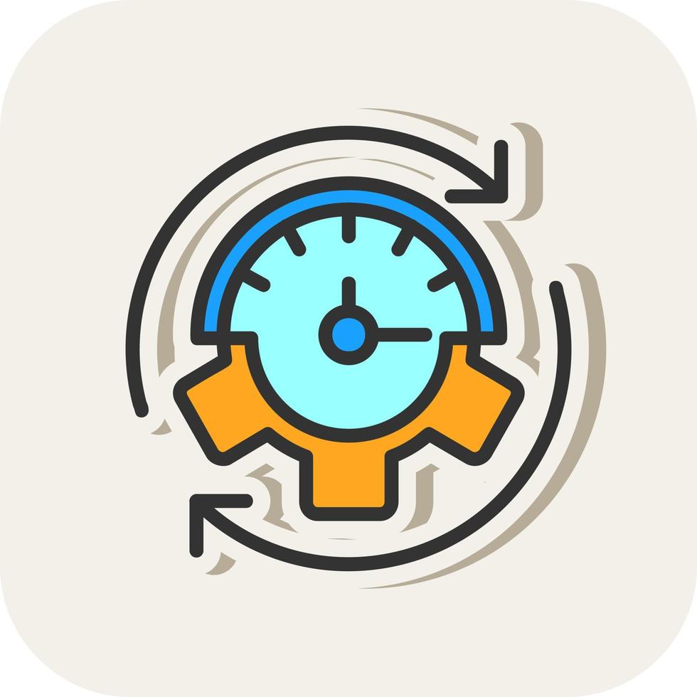 Efficiency Vector Icon Design