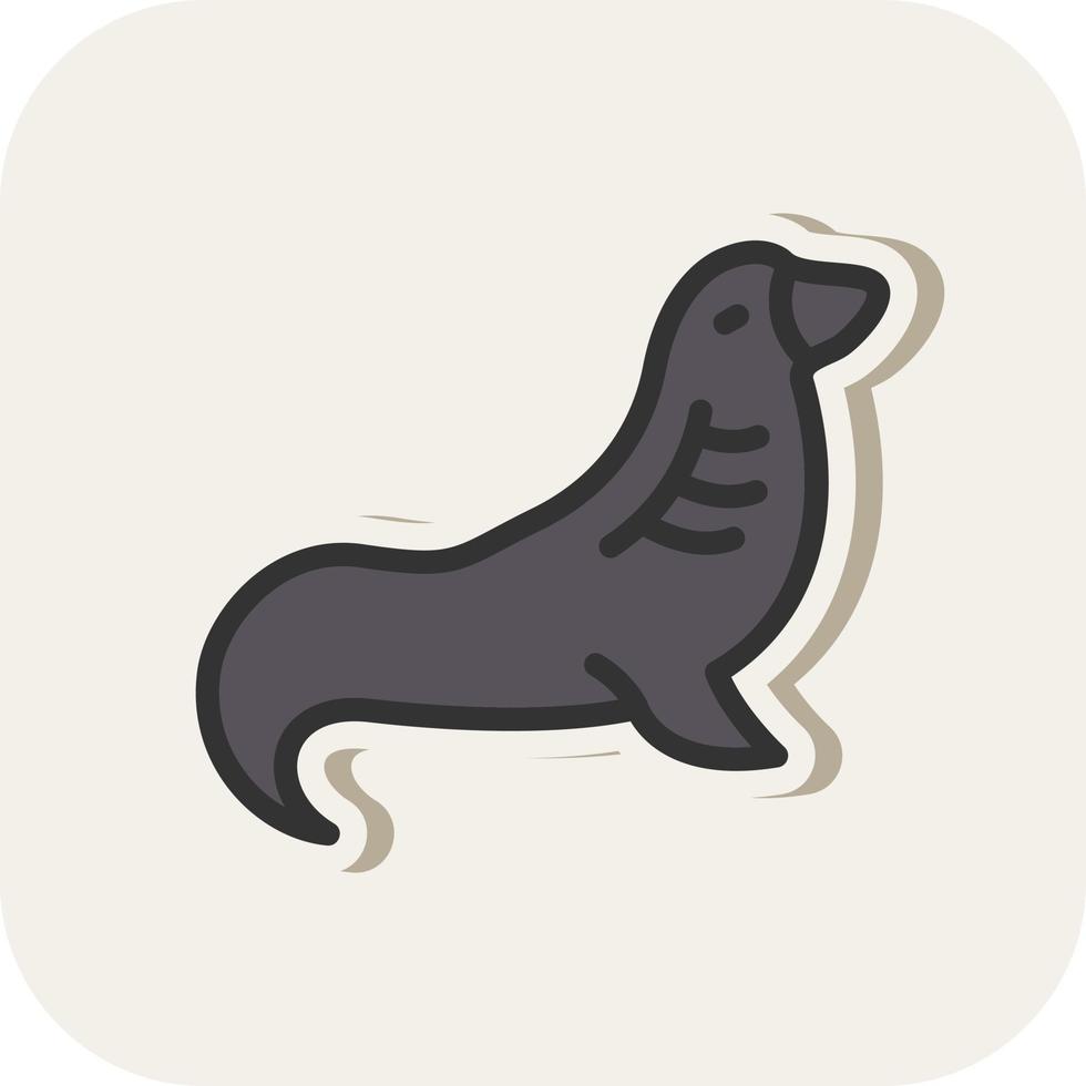 Seal Vector Icon Design