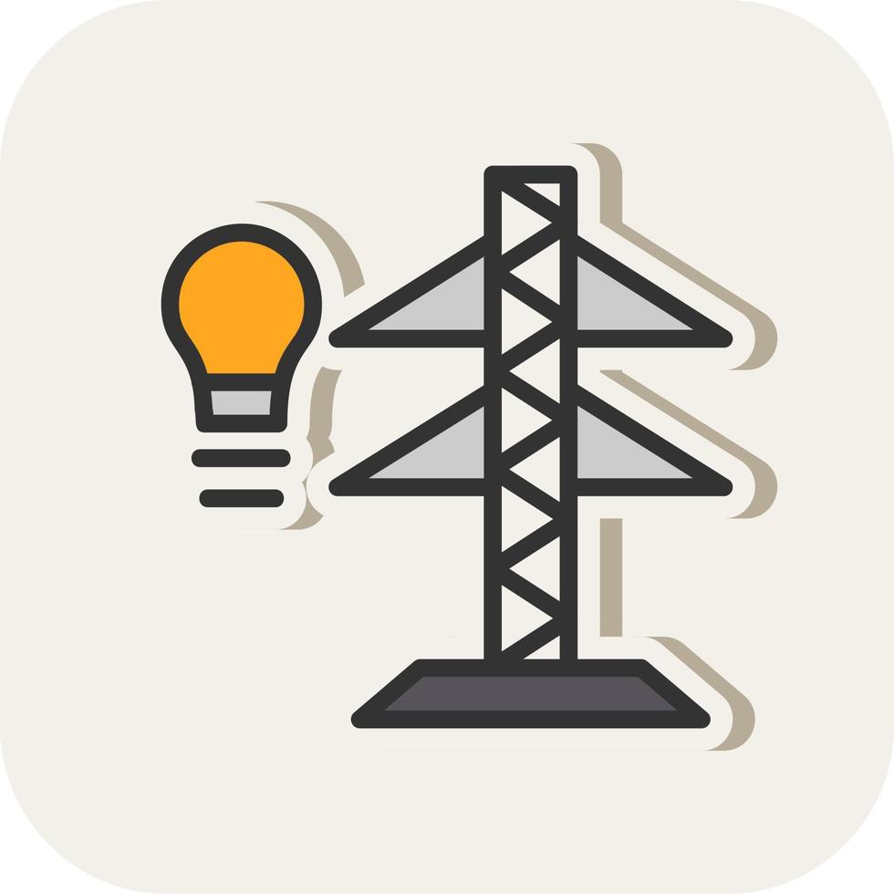 Electricity Vector Icon Design