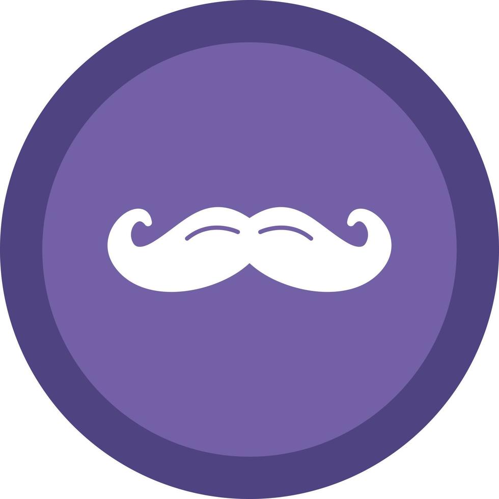 diseño de icono de vector de bigote