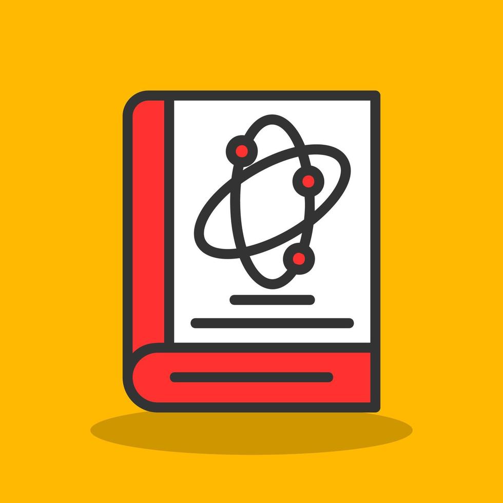 Science Book Vector Icon Design