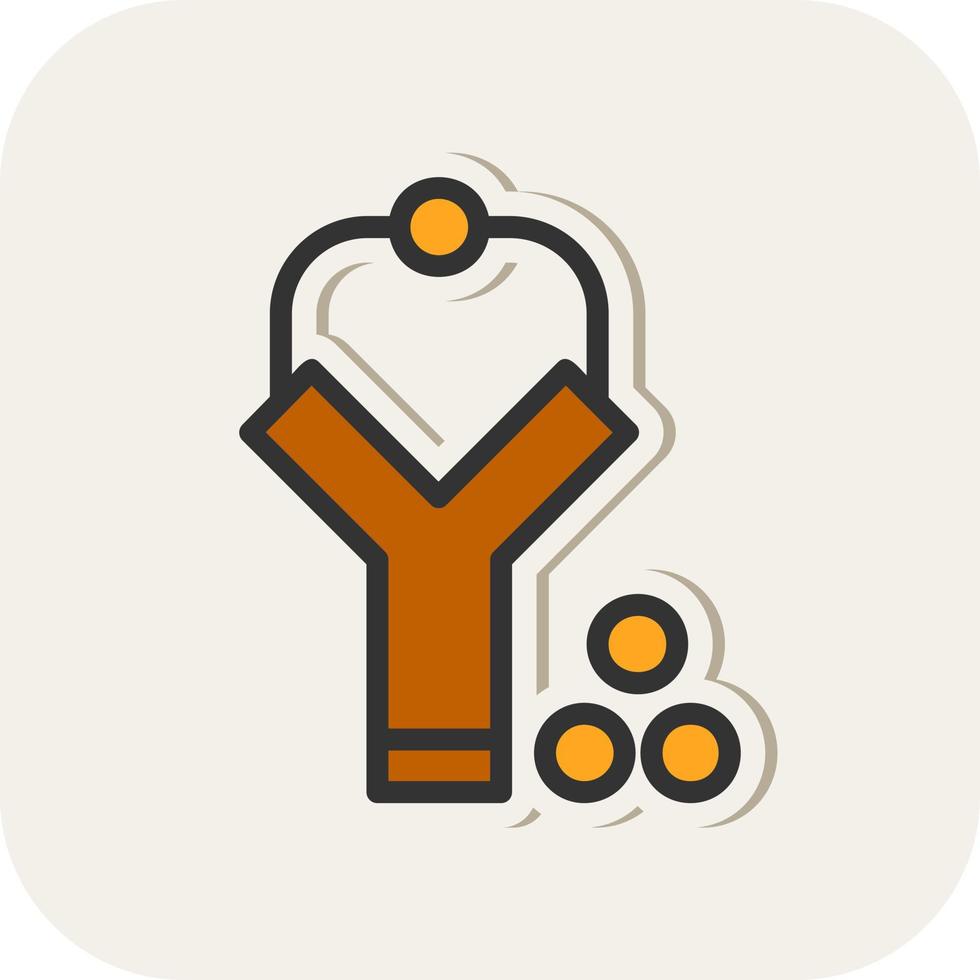 Slingshot Vector Icon Design