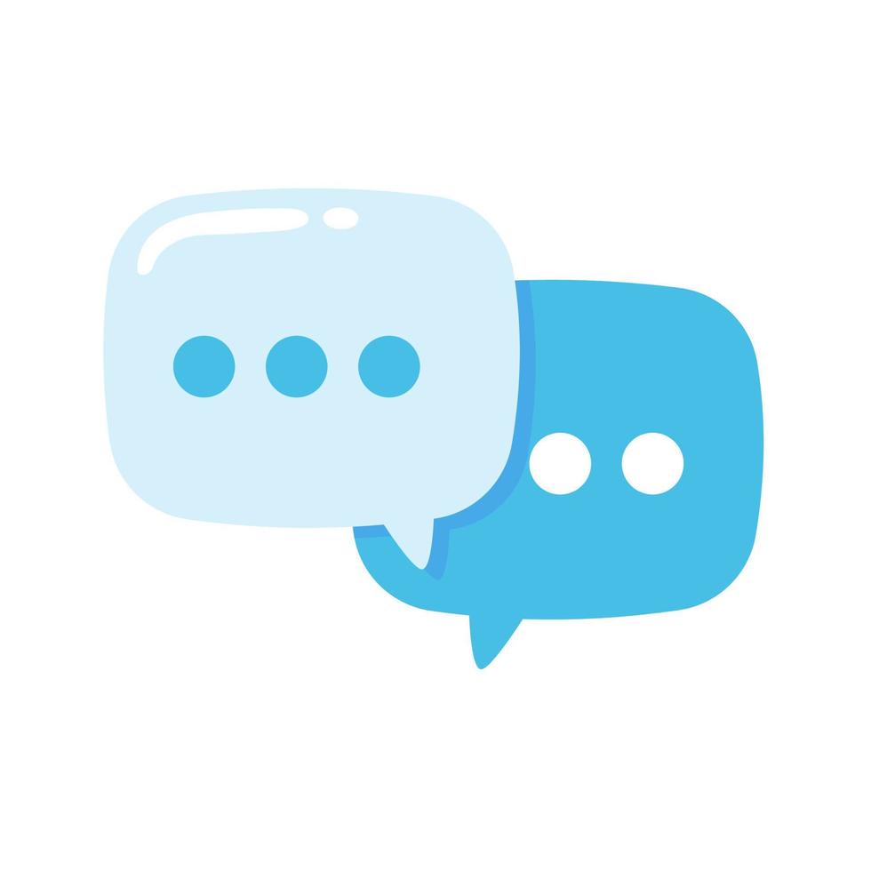 speech text box with three dots Conversation concept to exchange ideas. vector