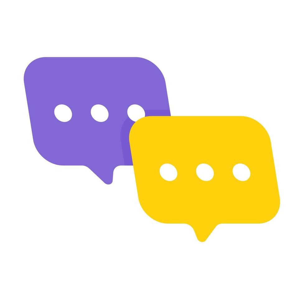 speech text box with three dots Conversation concept to exchange ideas. vector
