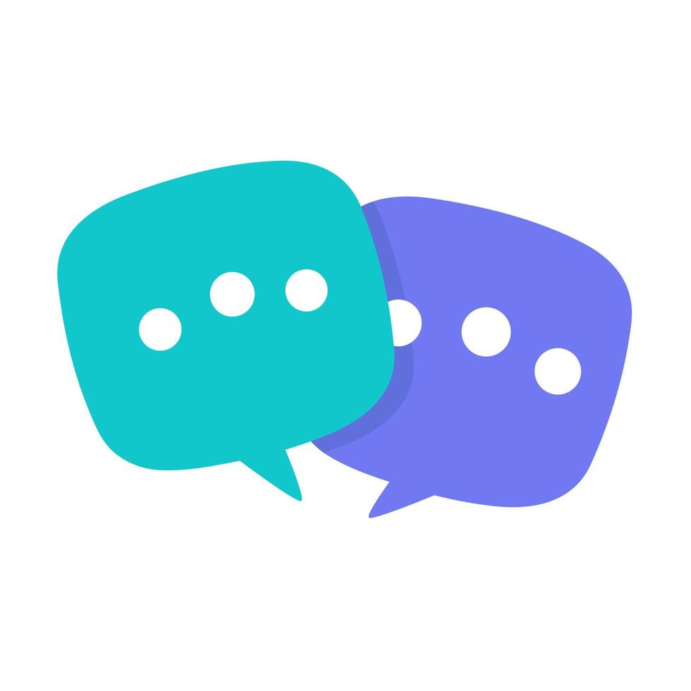 speech text box with three dots Conversation concept to exchange ideas. vector