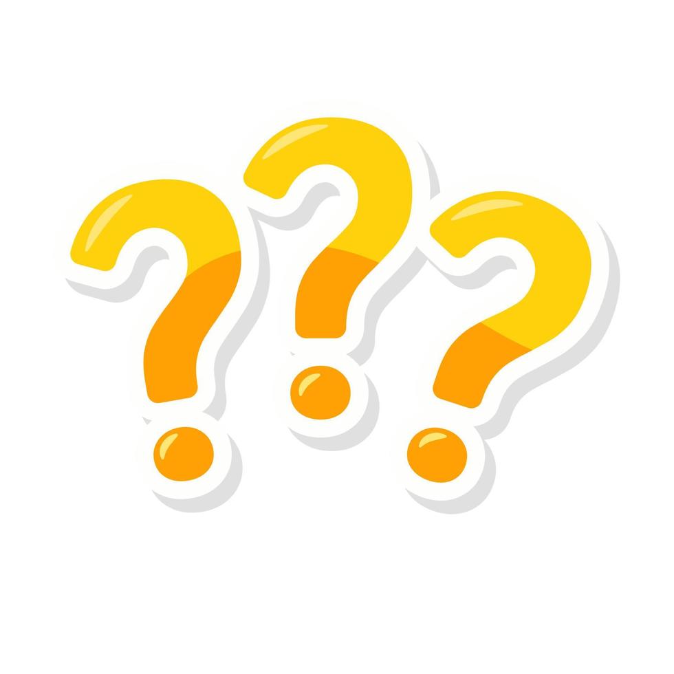 speech bubbles with question marks doubt concept problem solving vector