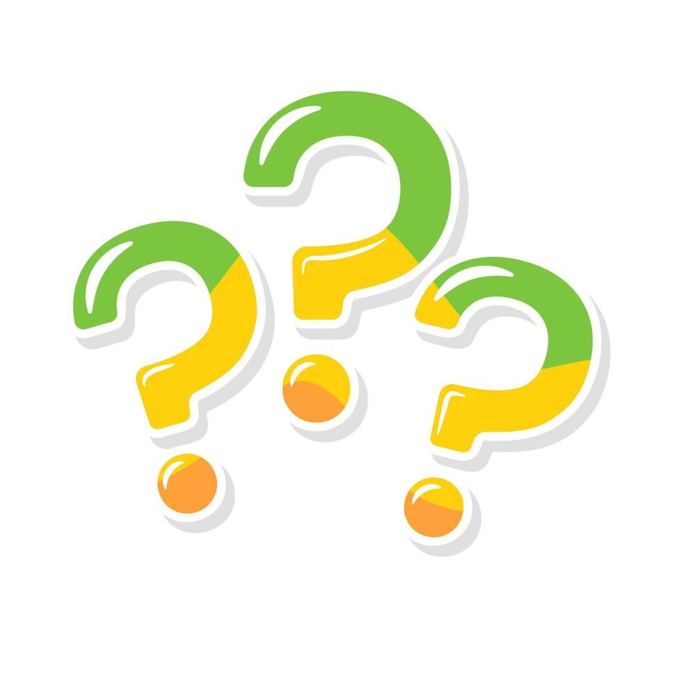 speech bubbles with question marks doubt concept problem solving vector