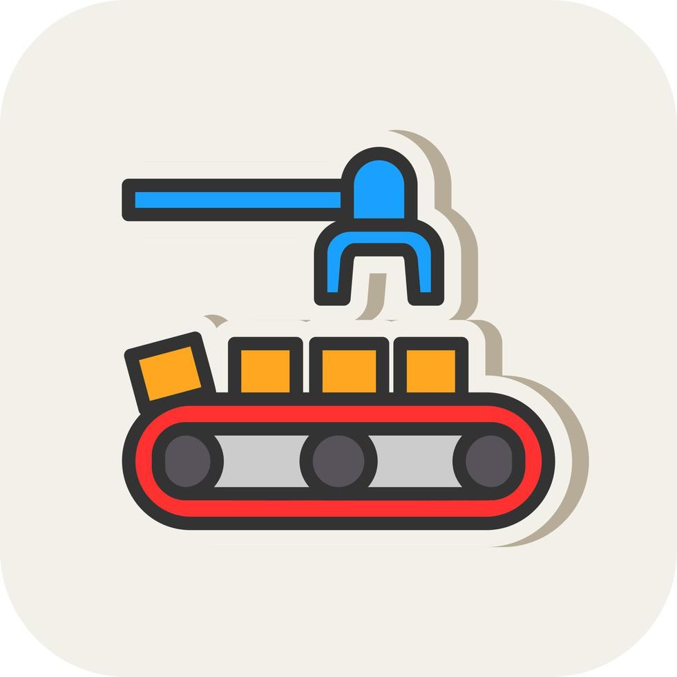 Conveyor Vector Icon Design